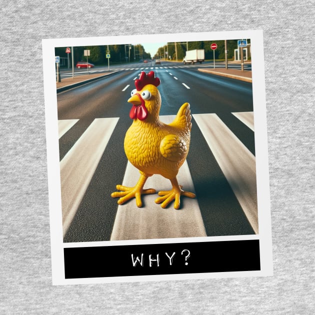 Why Did The Chicken Cross The Road by Koala Tea Images